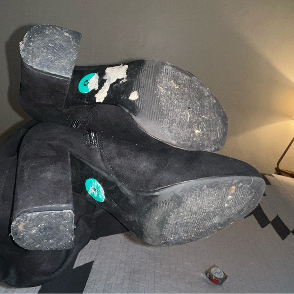 Black Over-the-Knee Boots - Picture 10 of 14